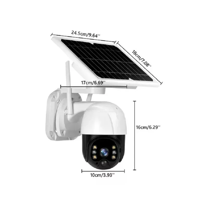 CAMARA DE SEGURIDAD CON PANEL SOLAR